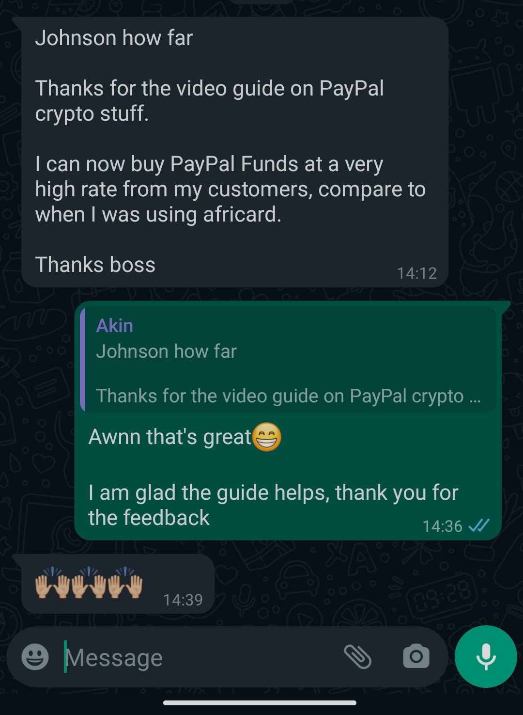 paypal to crypto